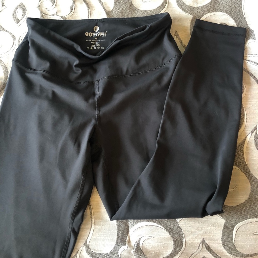 Like new ankle length leggings by 90 Degree sz: M